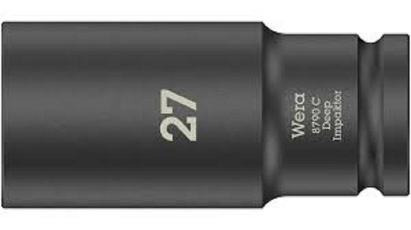 Wera 83mm, 1/2 in Drive Impact Socket, 150 mm length