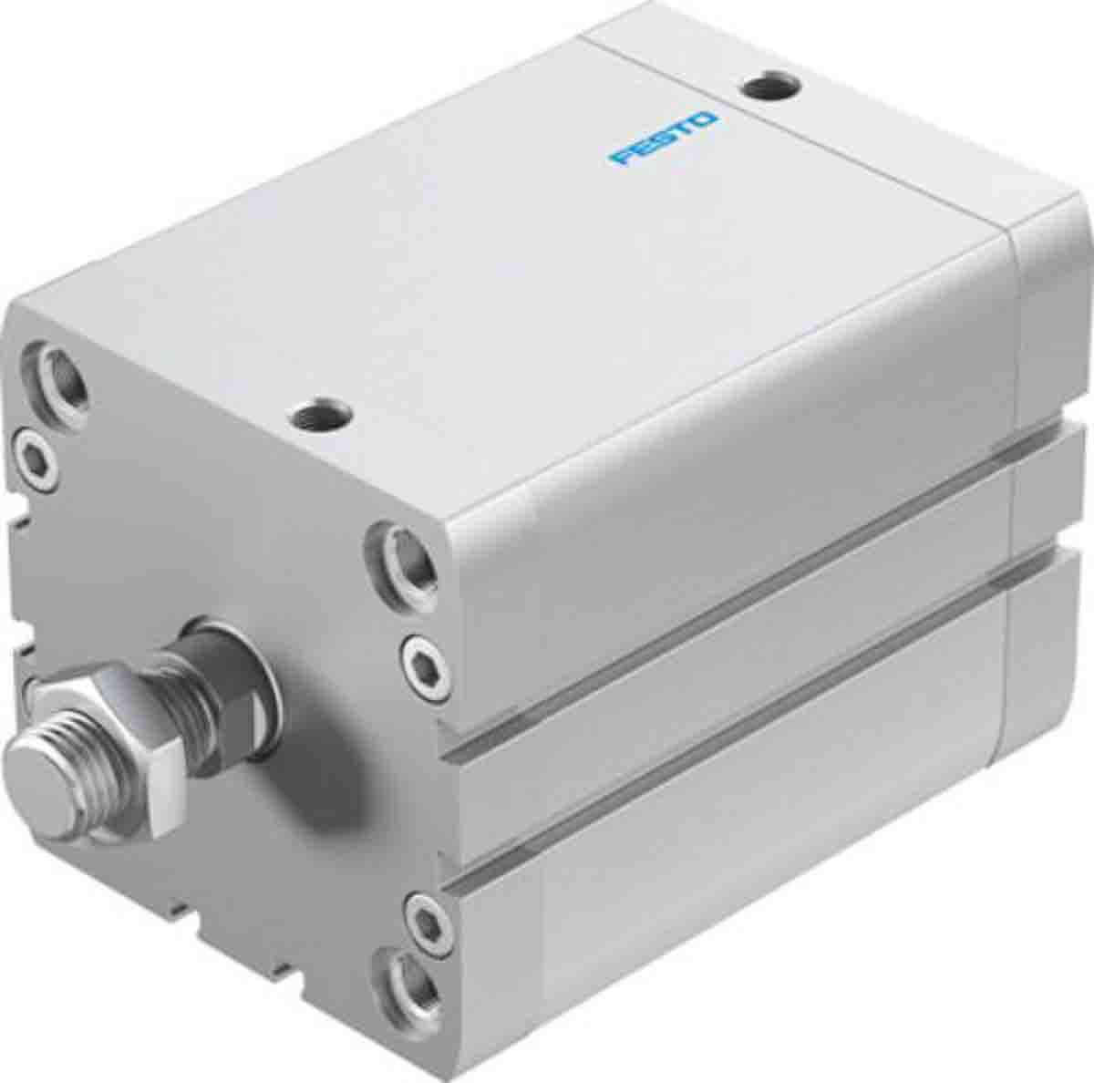 Festo Pneumatic Compact Cylinder - 536361 80 mm Bore, 80 mm ADN-80-80-A-P-A Series, Double Acting Acting