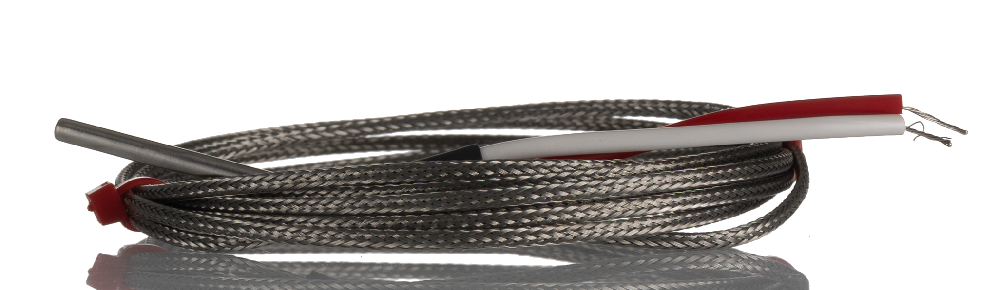 RS PRO Type K Grounded Thermocouple 40mm Length, 3.18mm Diameter, -60°C → +350°C