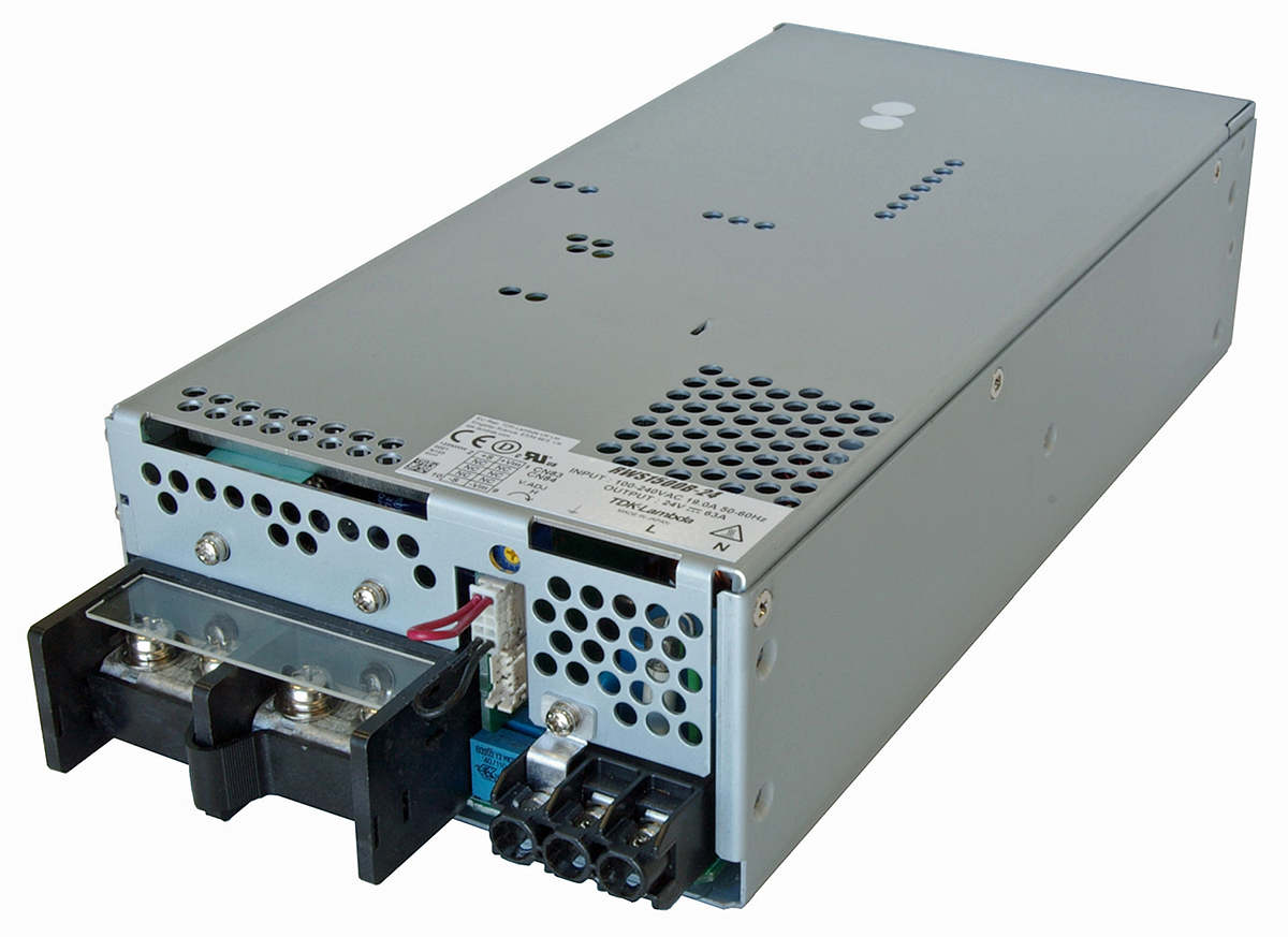 TDK-Lambda Switching Power Supply, RWS1500B-24/S, 24V dc, 63A, 1.512kW, 1 Output, 120 → 340 V dc, 85 →