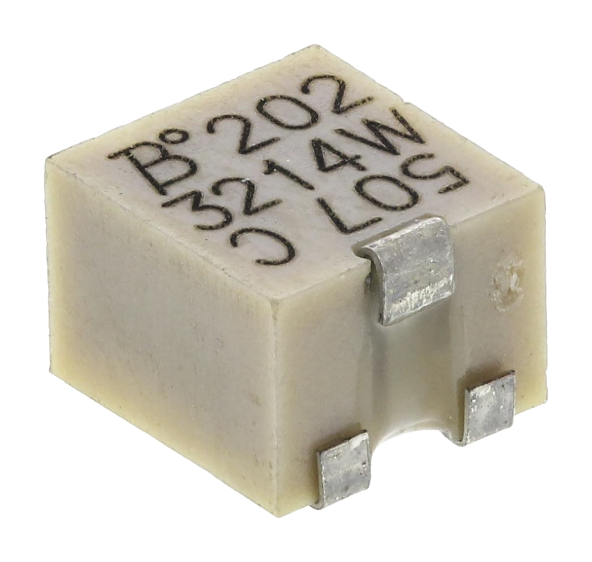 2kΩ, SMD Trimmer Potentiometer 0.25W Top Adjust Bourns, 3214