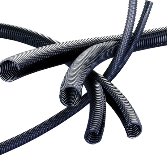 Flexible Conduit, 10mm Nominal Diameter, Polypropylene, Black