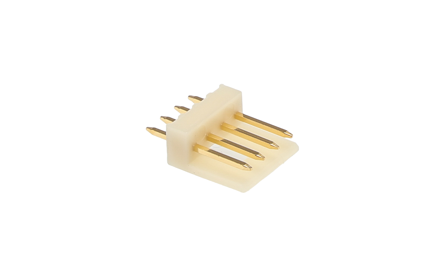 TE Connectivity EI Series PCB Header, 4 Contact(s), 2.5 mm Pitch, 1 Row, Shrouded
