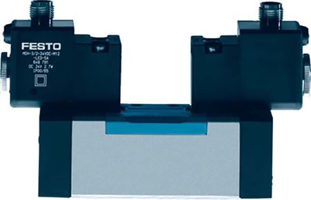 Festo 5/2 Bistable Pneumatic Solenoid/Pilot-Operated Control Valve - Electrical JMDH Series, 532687