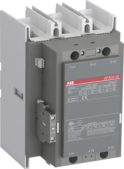 ABB AF400-30-11 AF Contactor, 250 V Coil, 3-Pole, 600 A, 200 kW, 3NO