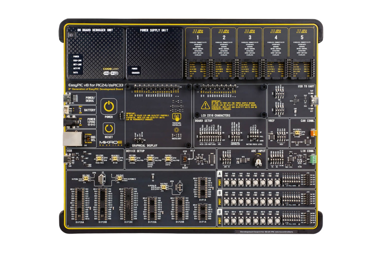 Brand-Rex EasyPIC v8 For PIC24/dsPIC33 MIKROE-4750