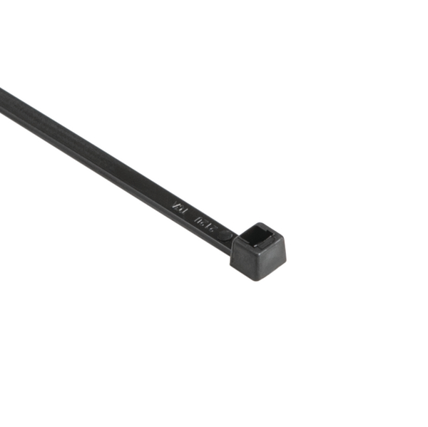 HellermannTyton Cable Tie, 390mm x 4.8 mm, Black Nylon, Pk-100