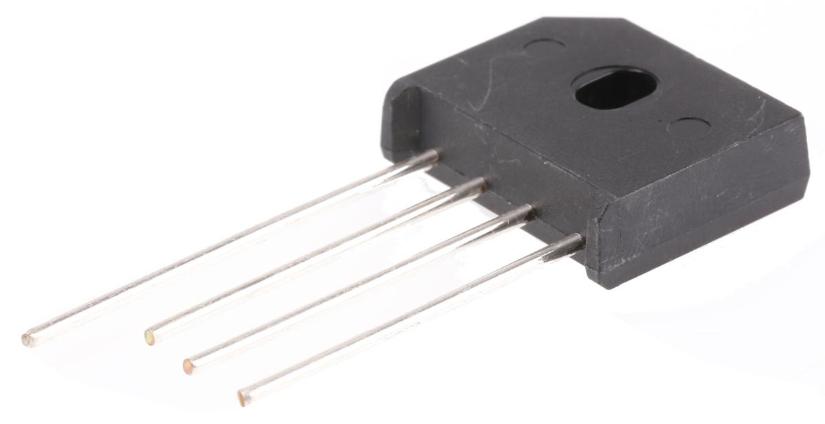 Vishay Bridge Rectifier, 4A, 600V, 4-Pin