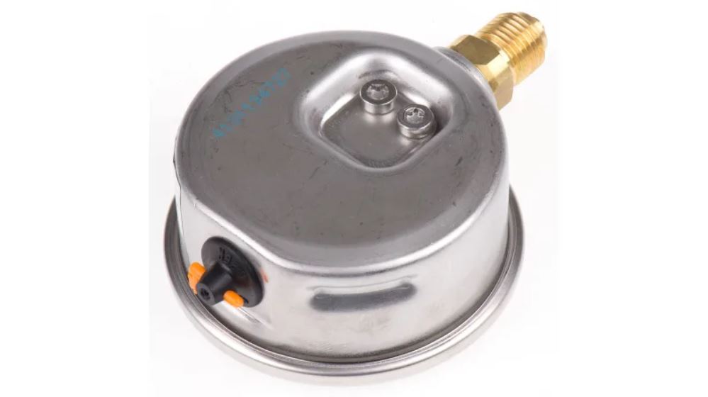 WIKA G 1/4 Analogue Pressure Gauge 10bar Bottom Entry 63mm Outside Diameter