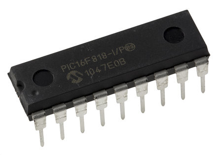 Microchip PIC16F818-I/P, 8 bit PIC, PIC16F818 Microcontroller, 20 MHz, 1.75kB FLASH, 18-Pin PDIP