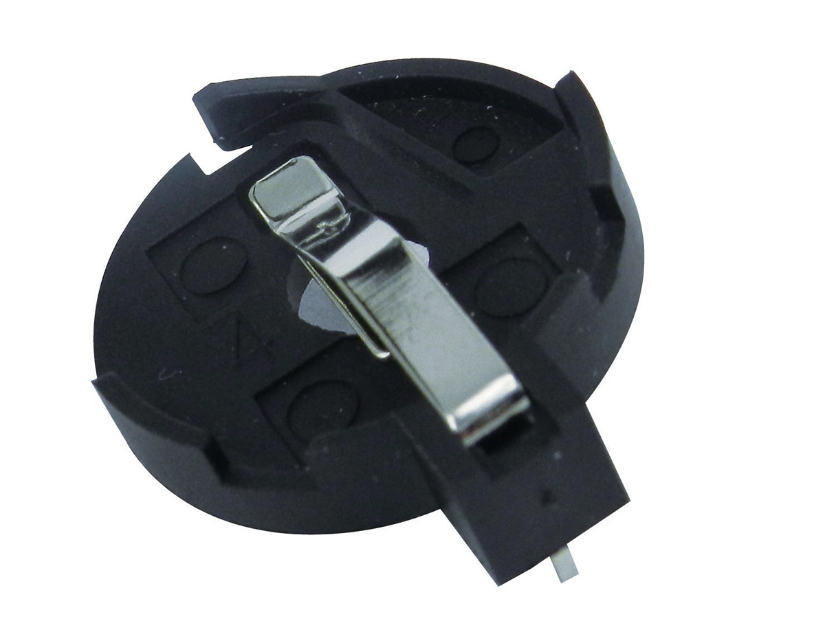 RS PRO CR2032 Battery Holder, PCB Mounted Contact