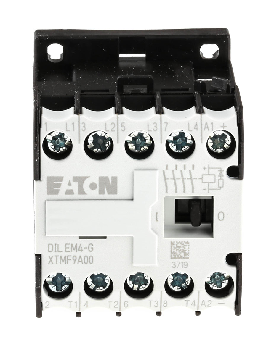 Eaton xStart Contactor, 24 V dc Coil, 4-Pole, 9 A, 4 kW, 4NO, 400 V ac