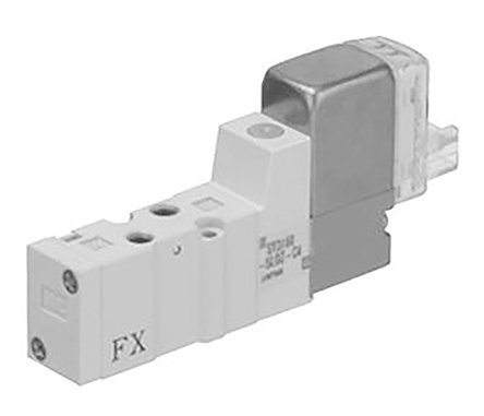 SMC 5/2 Pneumatic Solenoid Valve - Solenoid Metric M3 SYJ3000 Series 24V dc