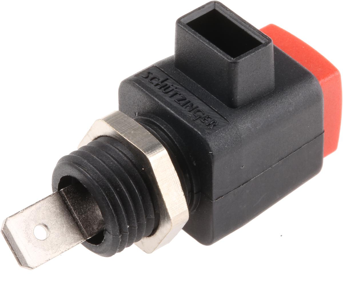 Schutzinger 6.3mm Red Terminal Post, 300V, 16A