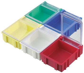 Licefa Blue ABS Compartment Box, 21mm x 56mm x 42mm