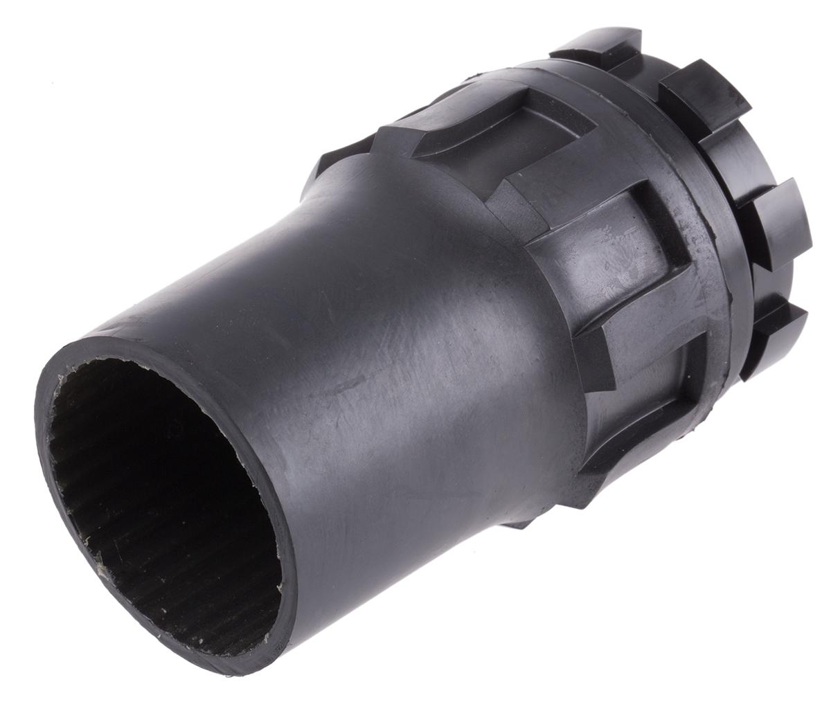 TE Connectivity CES Series Black Plastic Cable Gland, 12.7mm min., 28.4mm max., IP68