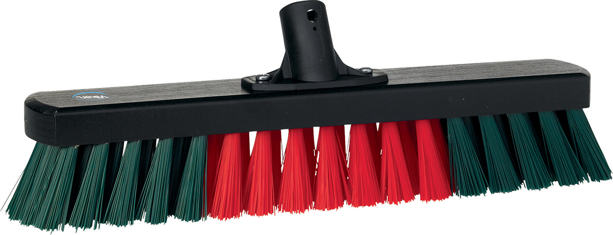 Vikan Broom, Black With PVC Bristles for Automotive