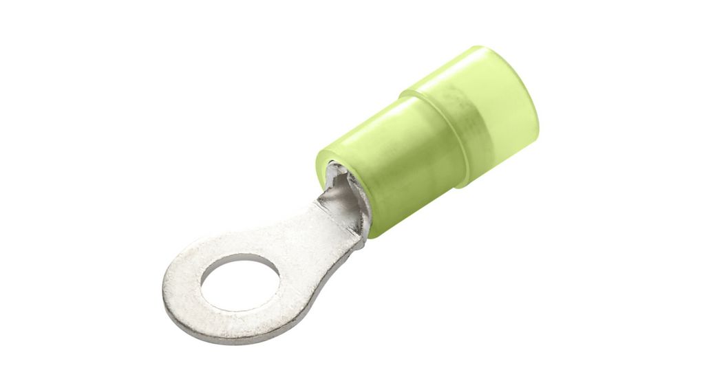 RND, RND 465 Insulated Ring Terminal, Yellow