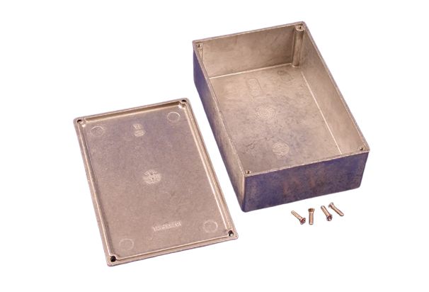 Hammond 1590 Series Natural Die Cast Aluminium Enclosure, IP54, Natural Lid, 145 x 95 x 49.1mm