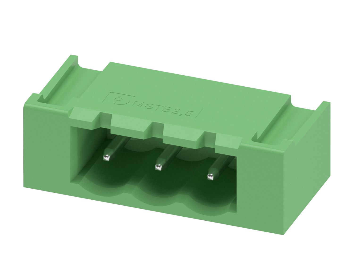 Phoenix Contact, 5.08mm Pitch, COMBICON Control, 3 Way, , Pluggable Terminal Block, Header, Through Hole, Screw