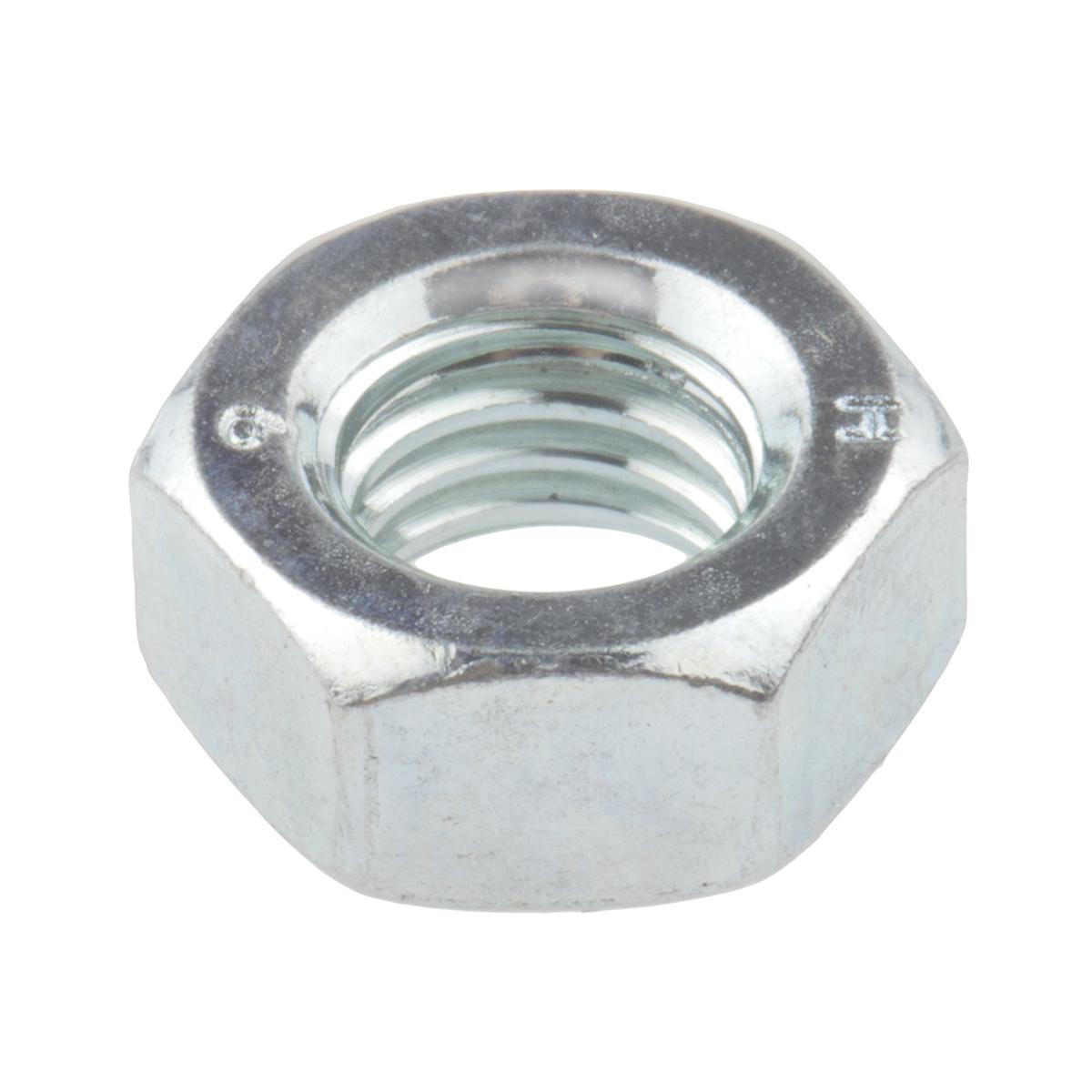 Bright Zinc Plated Steel Coach Bolt, M8 x 50mm