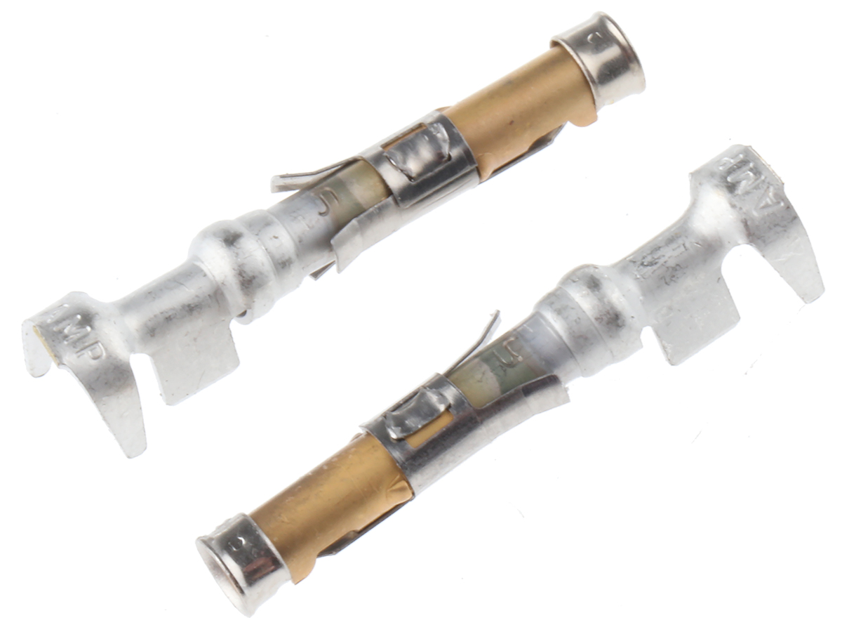 TE Connectivity Type III+ Series Female Crimp Terminal, 18AWG Min, 14AWG Max