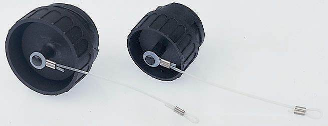 Amphenol Industrial C 16-3 Socket Dust Cap, Shell Size 2, Plastic
