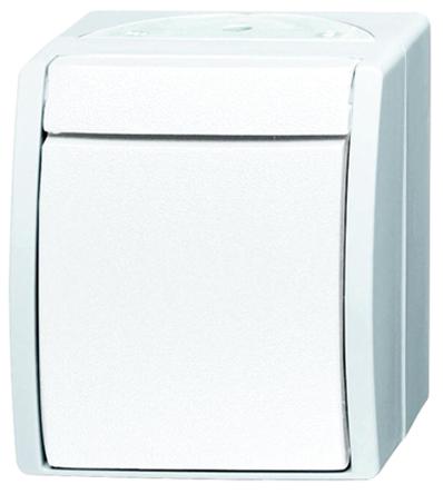 Busch Jaeger - ABB Rocker Light Switch, 2 Way, 1 Gang