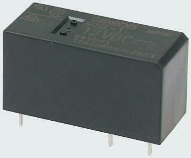 Omron PCB Mount Power Relay, 48V dc Coil, 12A Switching Current, SPDT