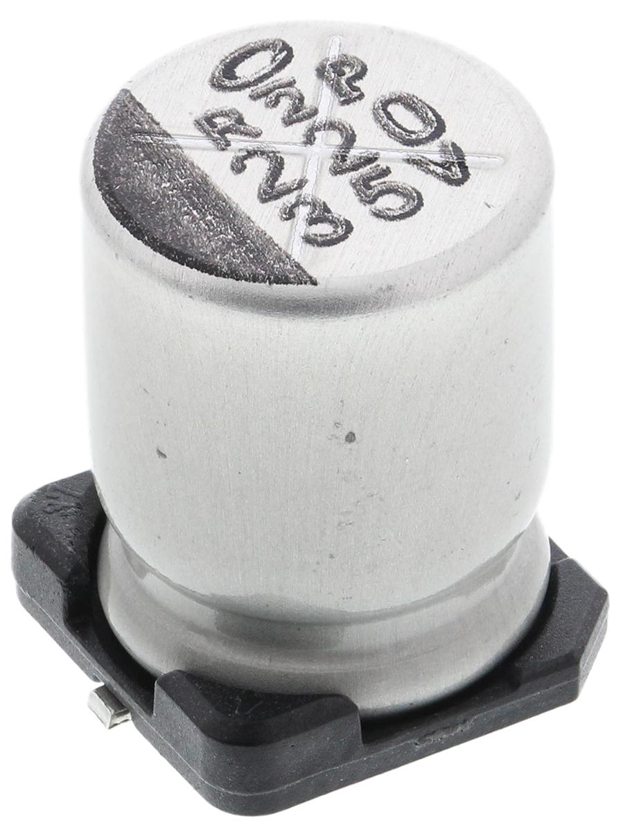Nichicon 220μF Aluminium Electrolytic Capacitor 35V dc, Surface Mount - UWT1V221MNL1GS