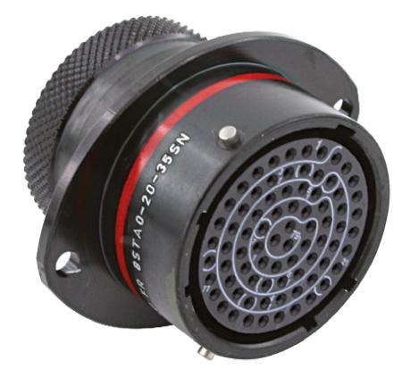 Souriau Sunbank by Eaton Circular Connector, 79 Contacts, Panel, Standard Connector, Socket, Female, IP67, 8STA Series