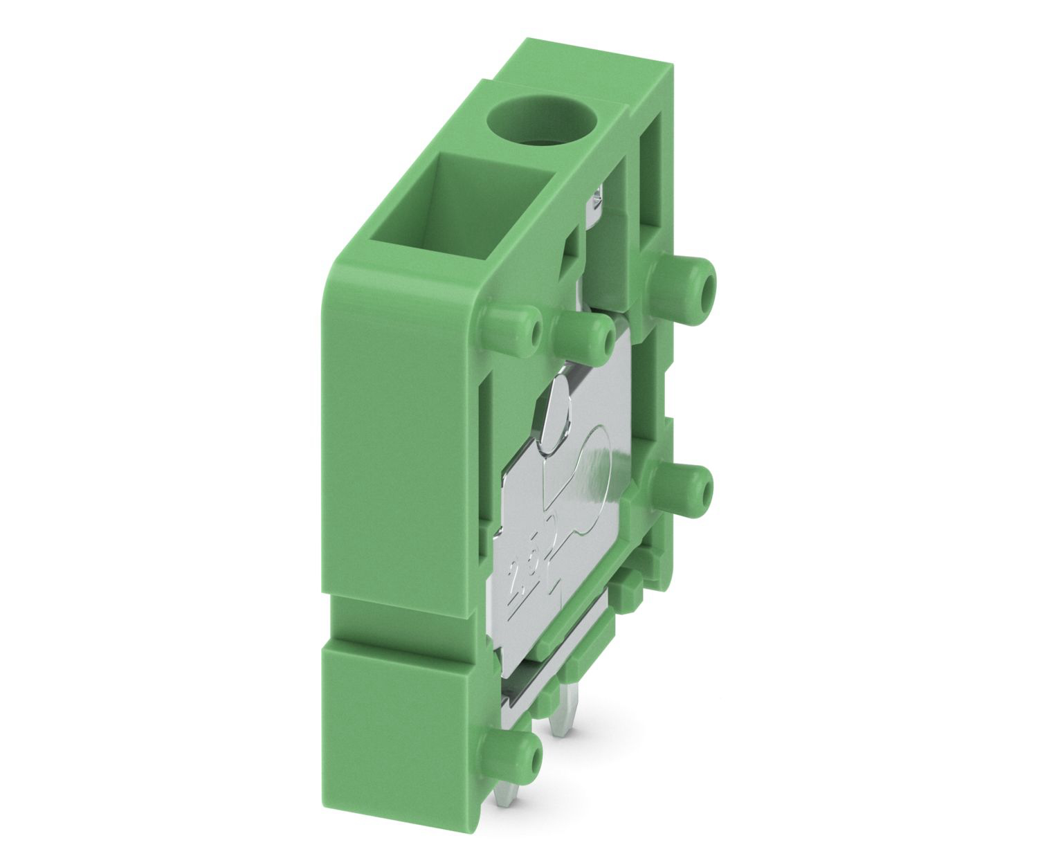 Phoenix Contact PCB Terminal Block, 1-Contact, 5mm Pitch, PCB Mount, 1-Row