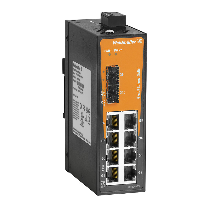 Weidmüller Unmanaged 8 x RJ45 Port Network Switch