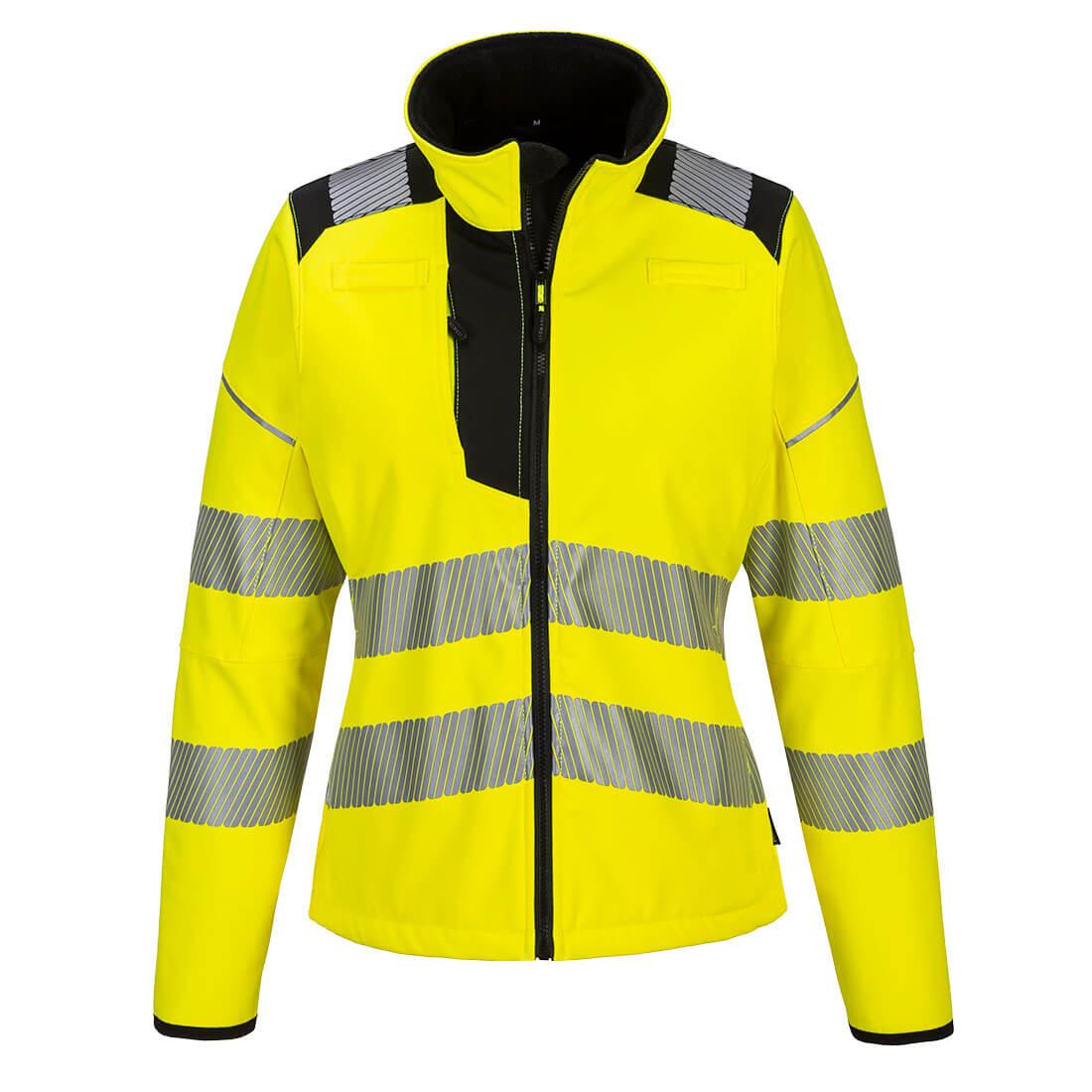 Portwest PW381YBLK Black, Yellow Unisex Hi Vis Jacket, S