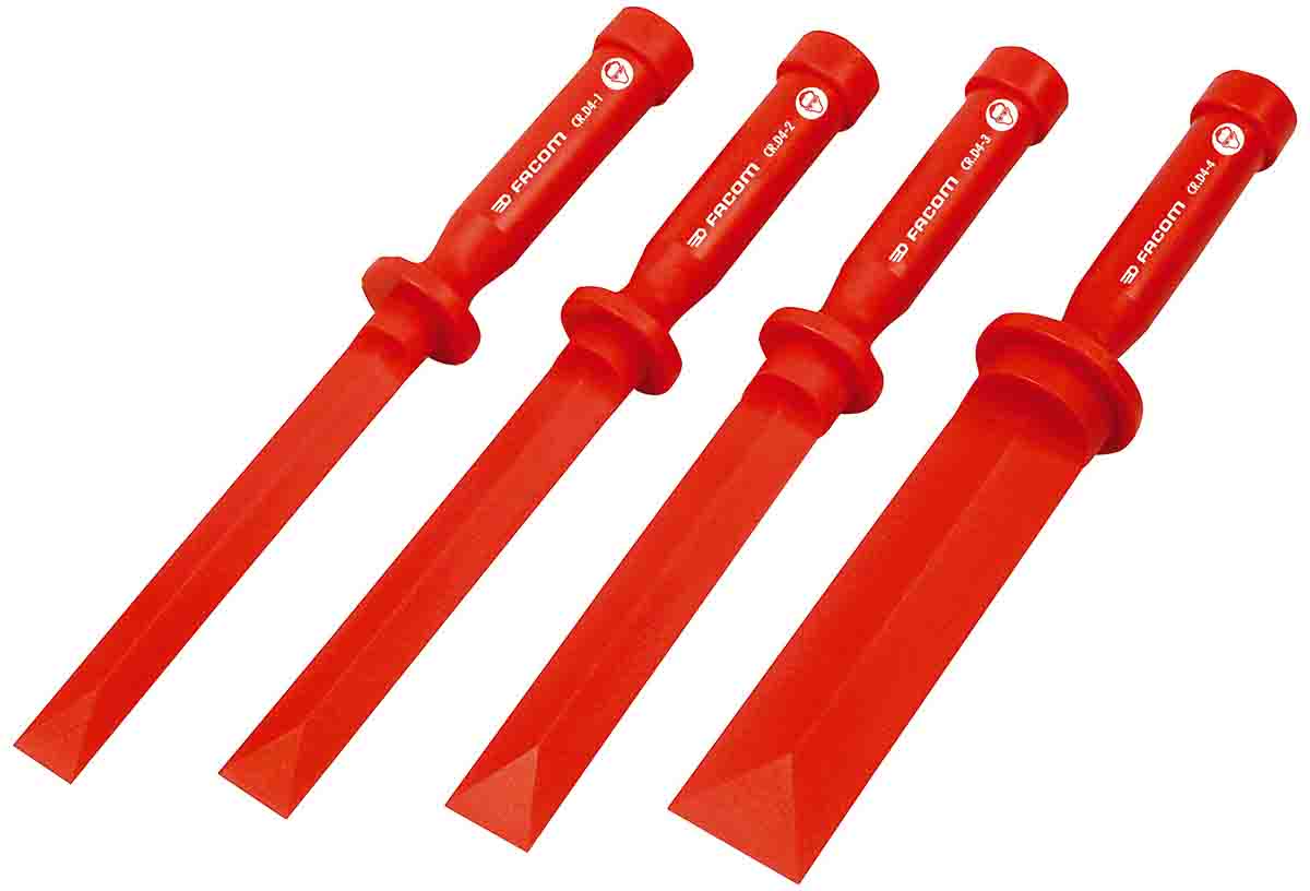 Facom Plastic Scraper Set, 4 piece