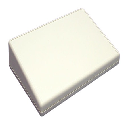 Hammond 1599T Series Light Grey ABS, Plastic Enclosure, IP54, Grey Lid, 220 x 140 x 46mm