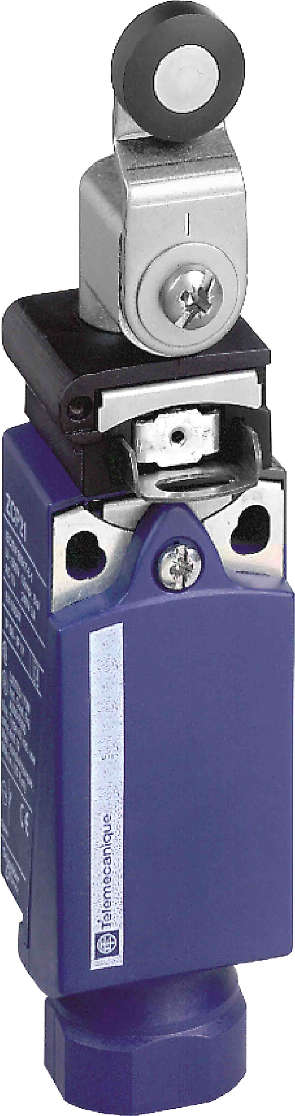 Telemecanique Sensors XCPR Series Roller Lever Limit Switch, 1NC/1NO, IP66, IP67, Plastic Housing, 10A Max