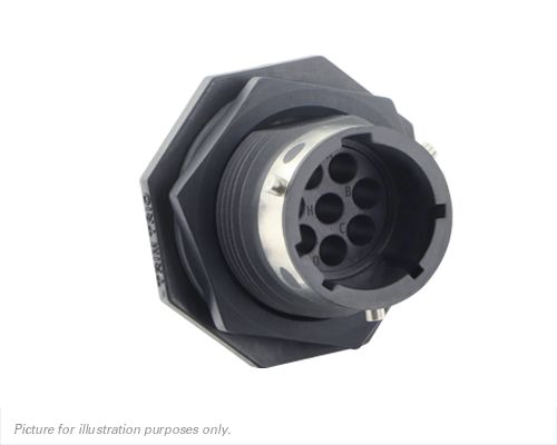Souriau Sunbank by Eaton Circular Connector, 8 Contacts, Panel, Standard Connector, Plug, Male, IP68, IP69K, UTGX Series