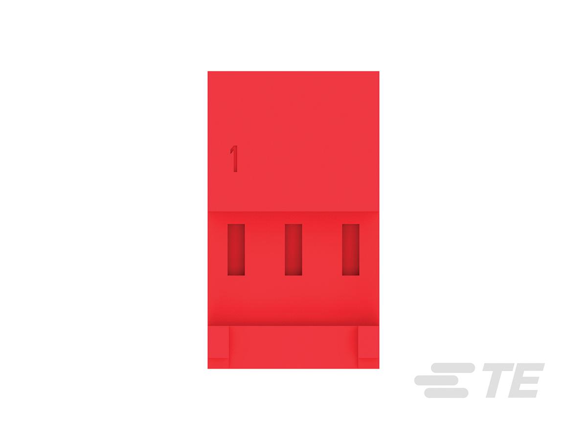 TE Connectivity 3-Way IDC Connector Socket, 1-Row