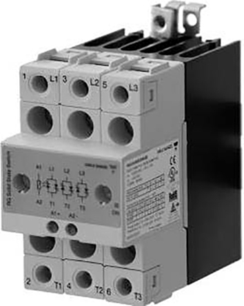Carlo Gavazzi RGC Series Solid State Relay, 20 A Load, DIN Rail Mount, 660 V ac Load, 190 V dc, 275 V ac Control