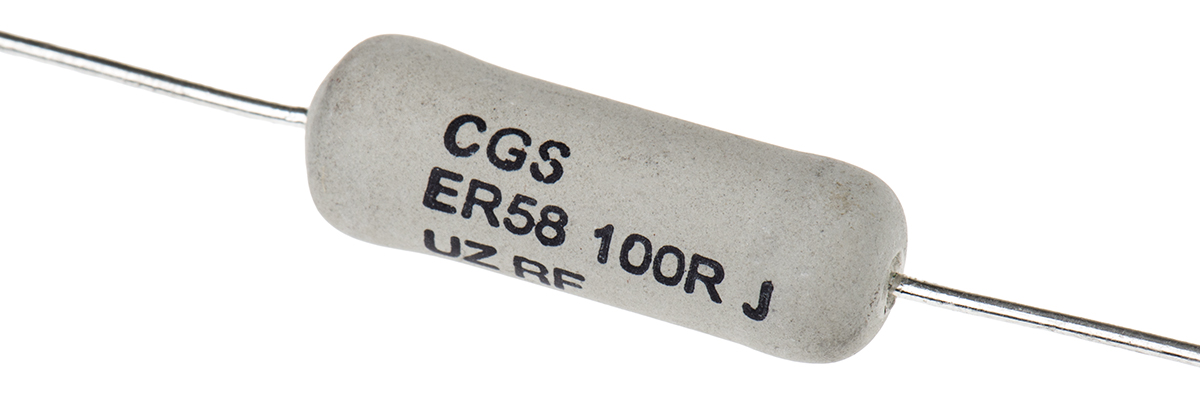 TE Connectivity 100Ω Wire Wound Resistor 7W ±5% ER58100RJT