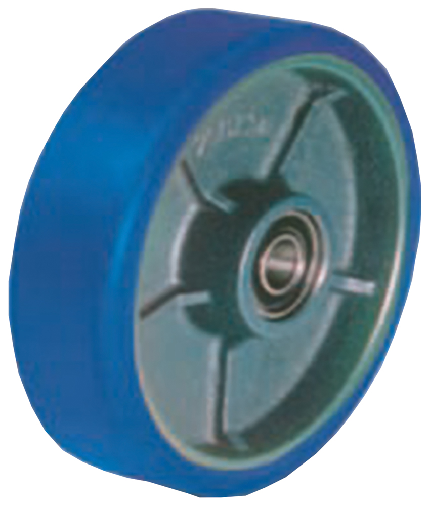 LAG Blue Polyurethane Abrasion Resistant, High Load Capacity, Laceration Resistant, Low Rolling Resistance,