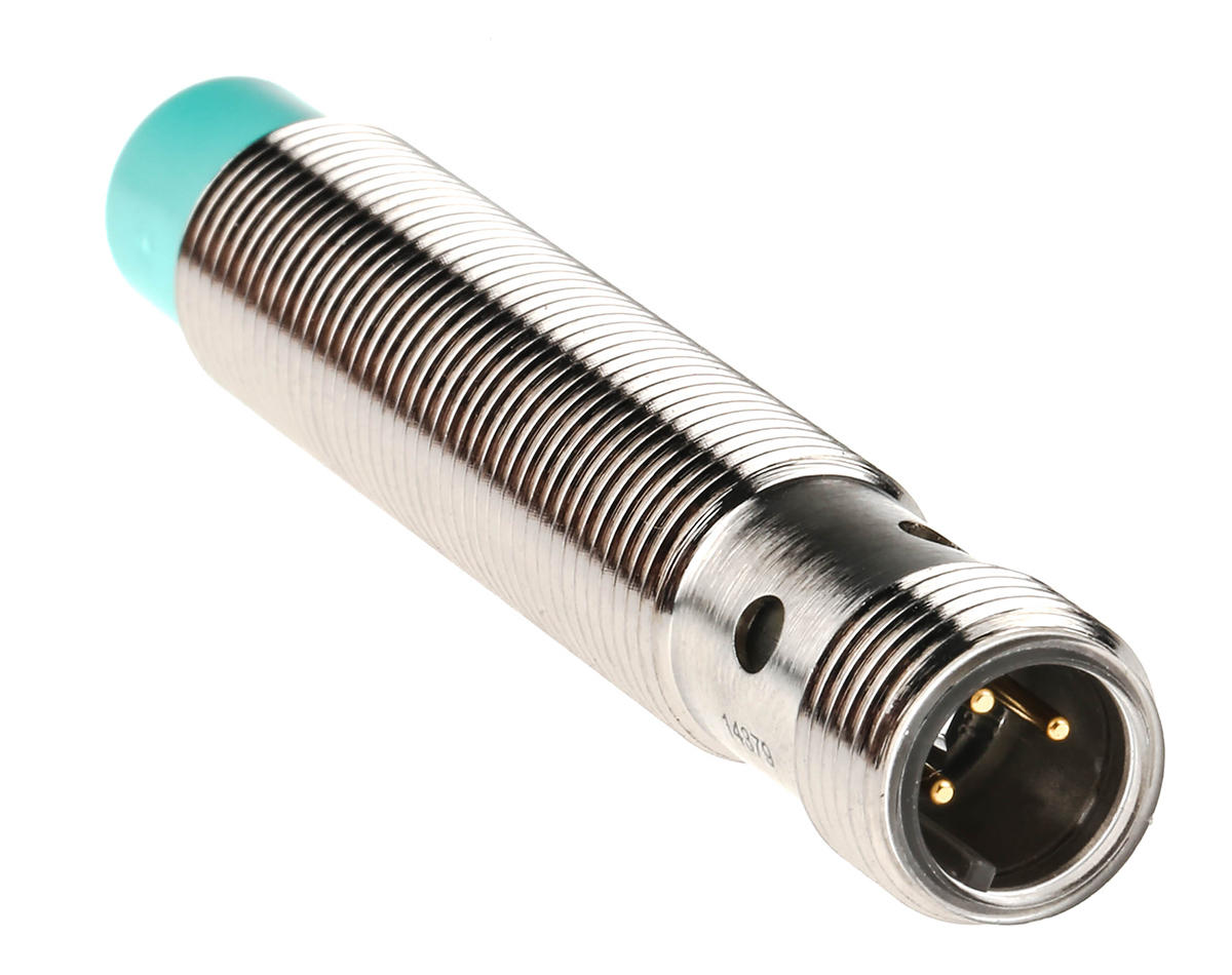 Pepperl + Fuchs Inductive Threaded Barrel Proximity Sensor, M12, 8 mm Detection, PNP NO, 5 → 36 V dc