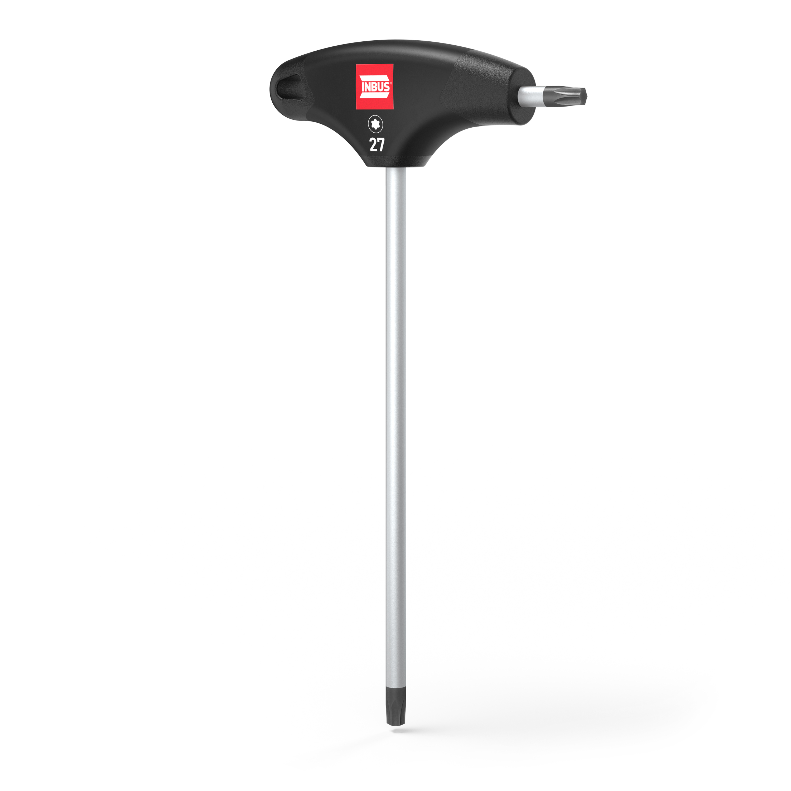INBUS 1-Piece Torx Key, TX27 mm Size, T-handle Shape