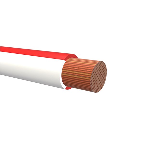 NEMIQ 50995 Series Red/White 2.5 mm² Hook Up Wire, 1, 100m, PVC Insulation, 50995-16-100
