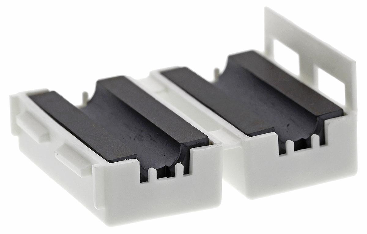 Rotronic Openable Ferrite Core Clip, 32 x 19.5mm, For Computer Peripherals, Apertures: 1, Diameter 6.5mm