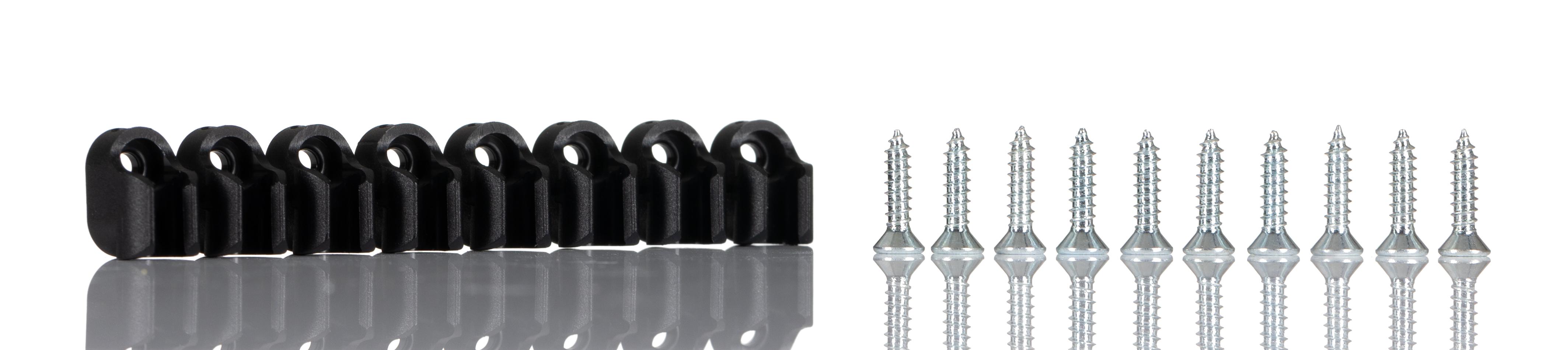 Legris 8 Tubes Polymer Tube Clip, For Tube Diam. 6mm