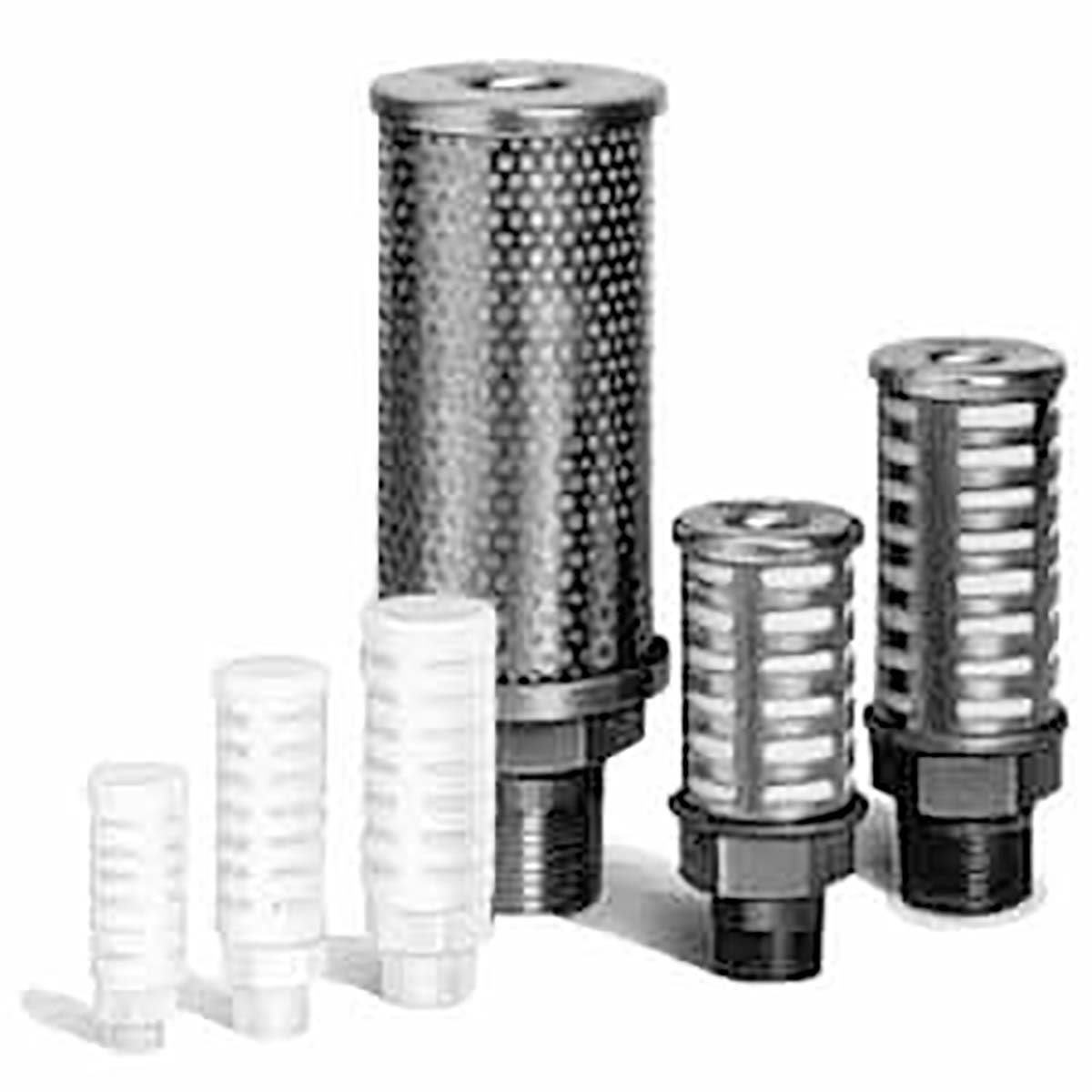 SMC AN PE 1MPa Pneumatic Silencer, Threaded, R 2 Male