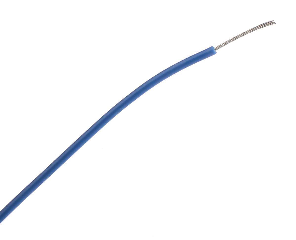 Alpha Wire Hook-up Wire PVC Series Blue 0.23 mm² Harsh Environment Wire, 24 AWG, 7/0.20 mm, 305m, PVC Insulation, 3050