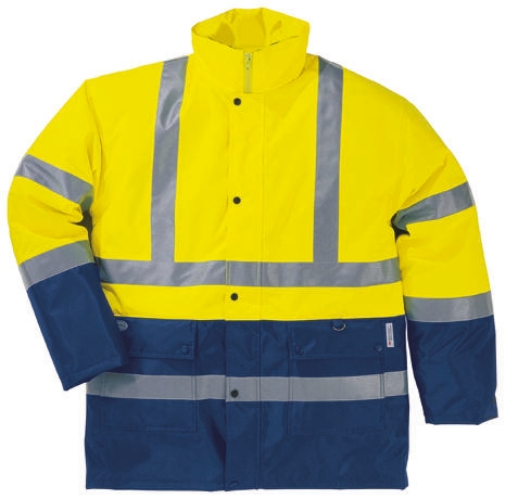 Delta Plus Yellow Unisex Hi Vis Parka, L